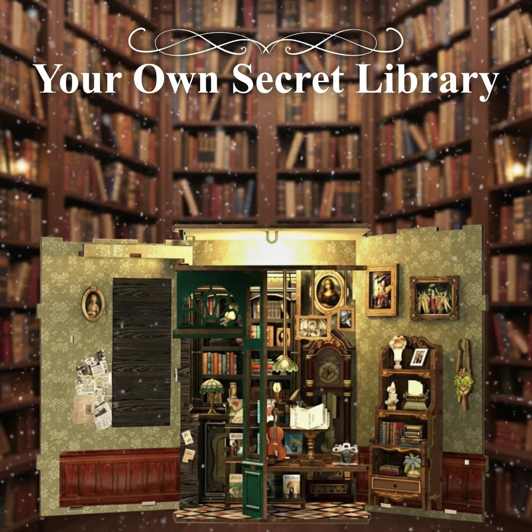 Mini Owl Bookstore 3D Puzzle - DIY Book Nook Kit