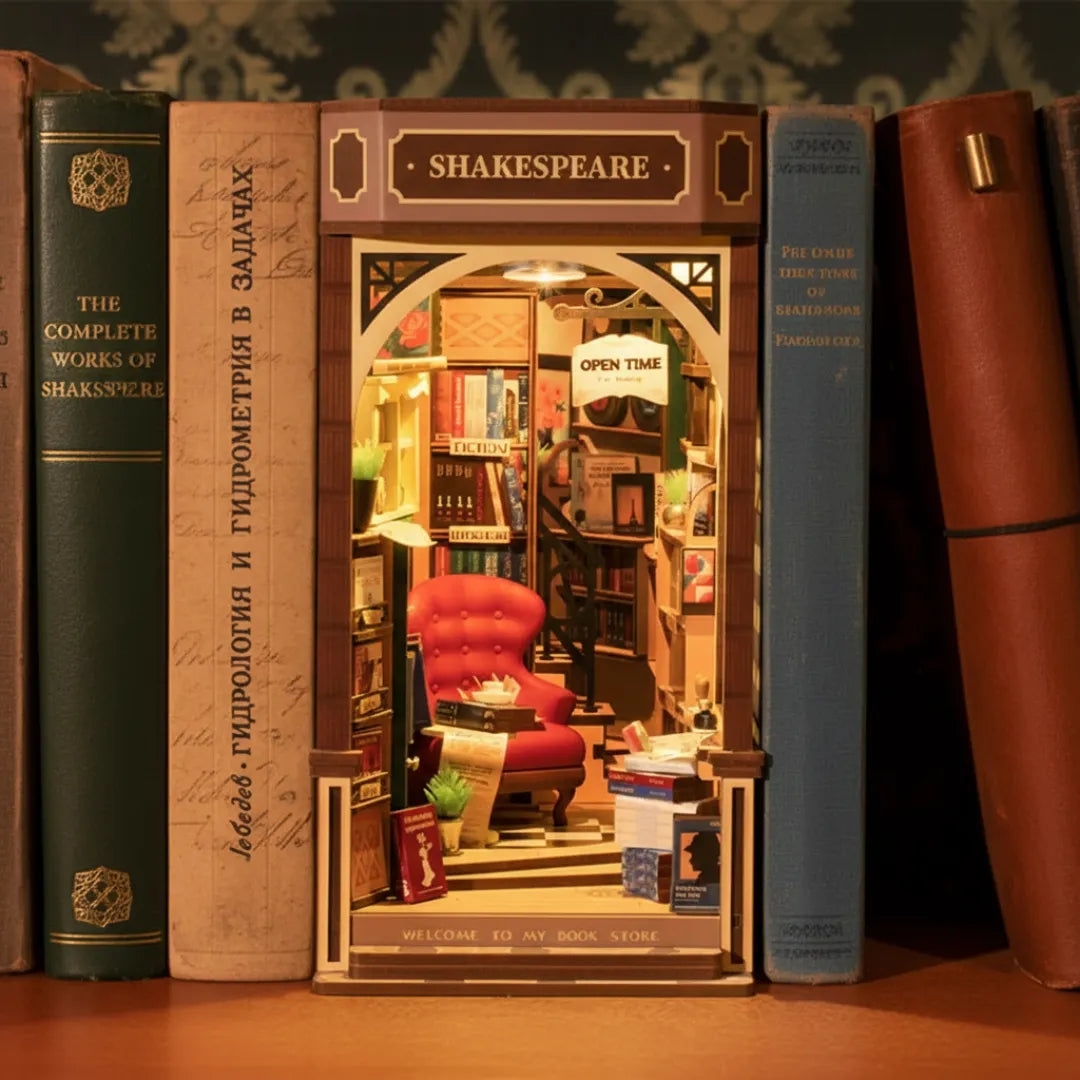 Shakespeare Bookstore - DIY Book Nook