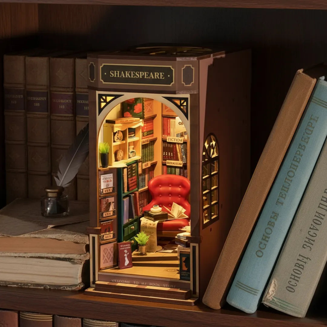 Shakespeare Bookstore - DIY Book Nook