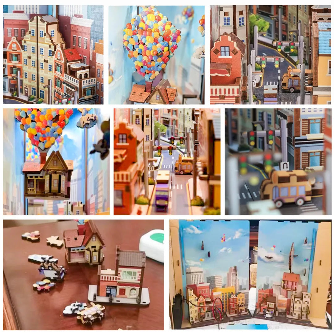 Travel With The Wind Book Nook - DIY Miniature House