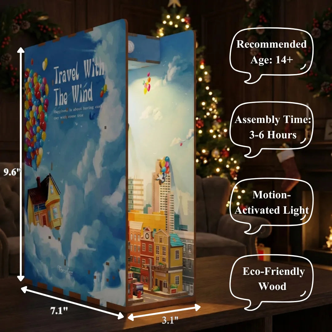 Travel With The Wind Book Nook - DIY Miniature House