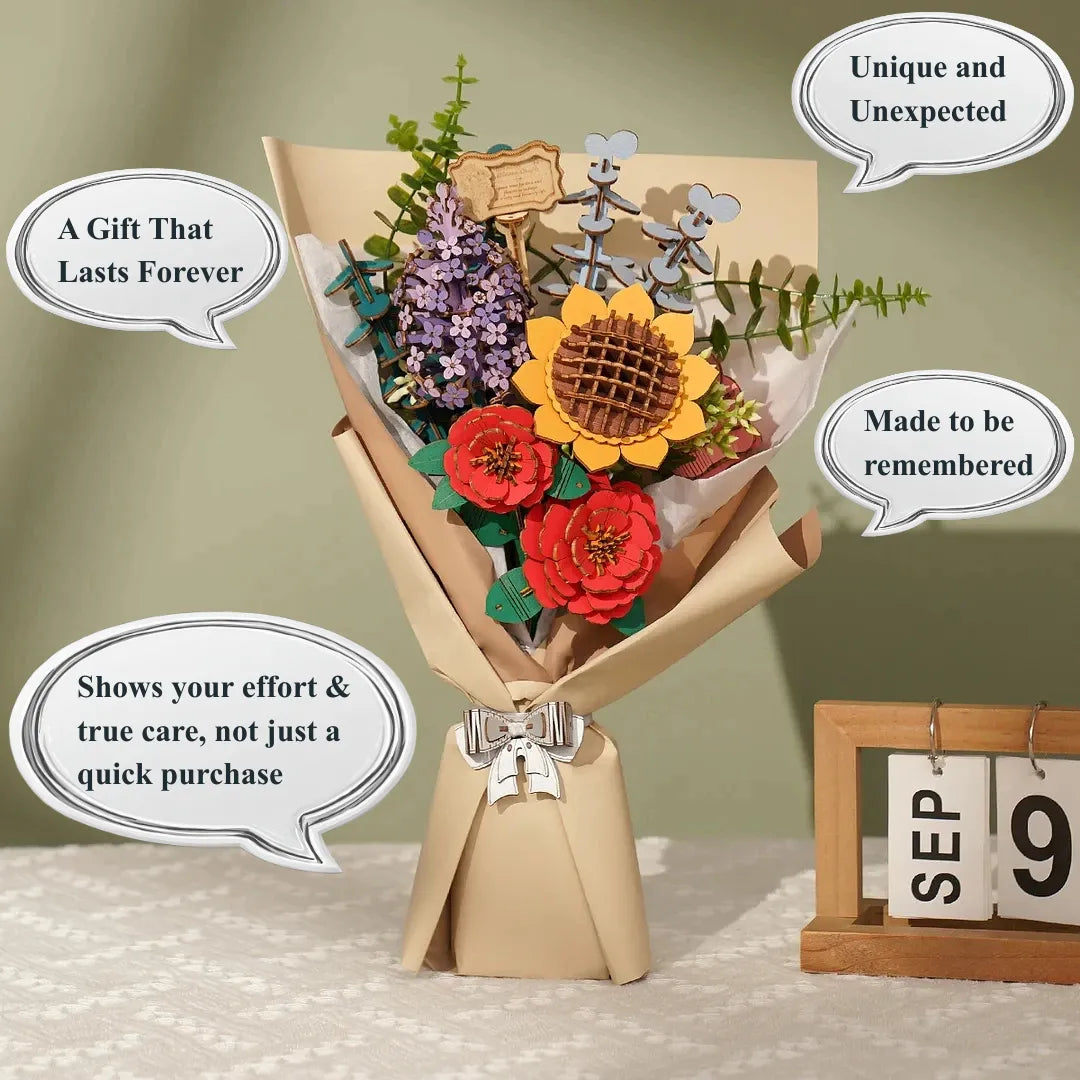 DIY Wooden Flower Bouquet – Valentine’s & Mother’s Day Gift