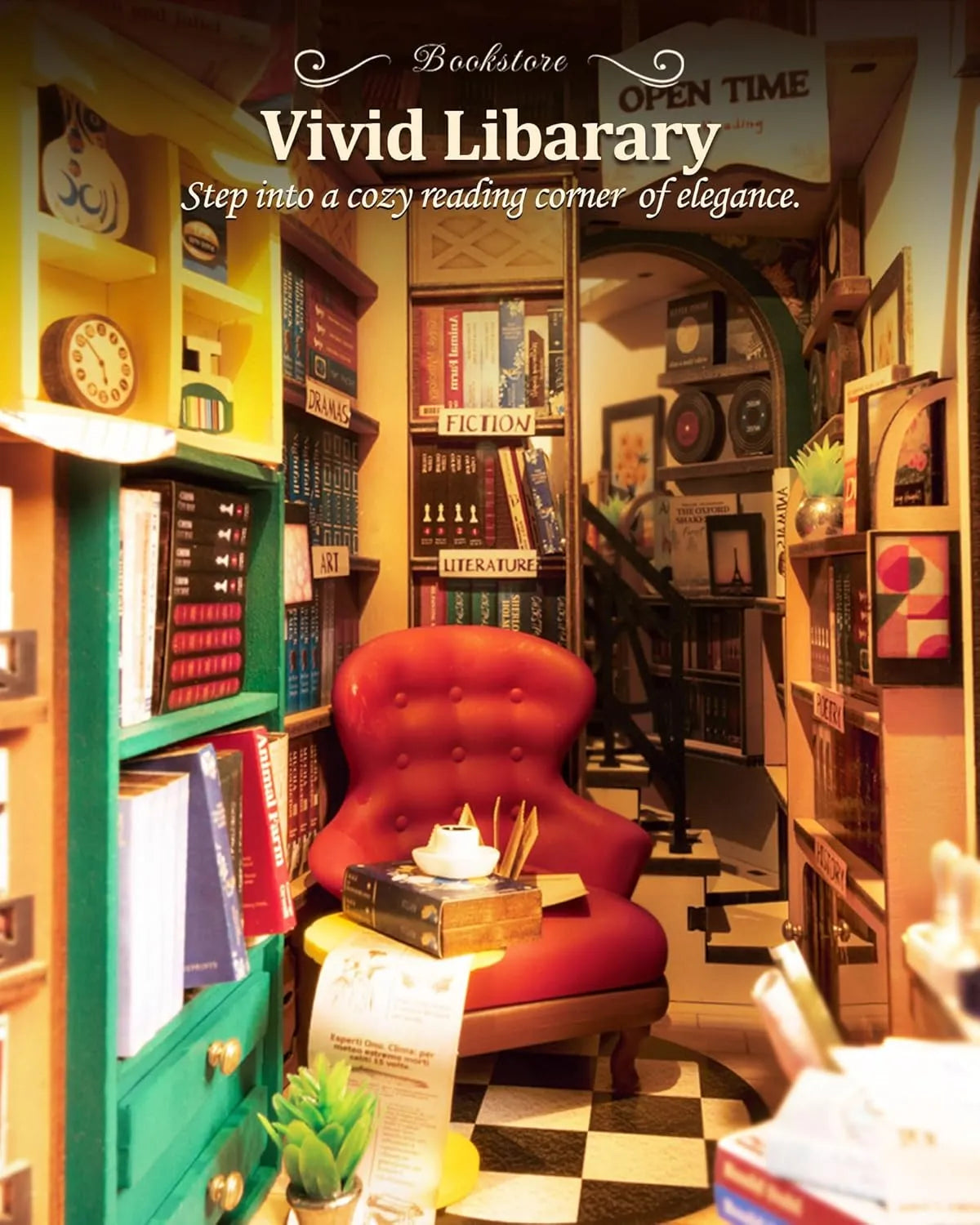 Shakespeare Bookstore - DIY Book Nook