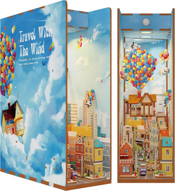 Travel With The Wind Book Nook - DIY Miniature House