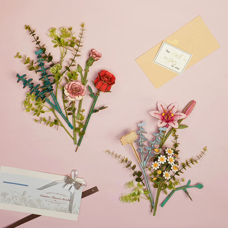 DIY Wooden Flower Basket Craft Kit – Valentine’s & Mother’s Day Gift